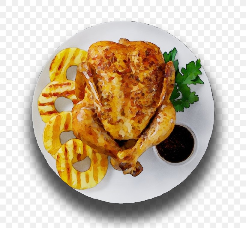 Dish Food Cuisine Ingredient Chicken Breast, PNG, 709x758px, Watercolor, Breakfast, Chicken Breast, Cuisine, Dish Download Free