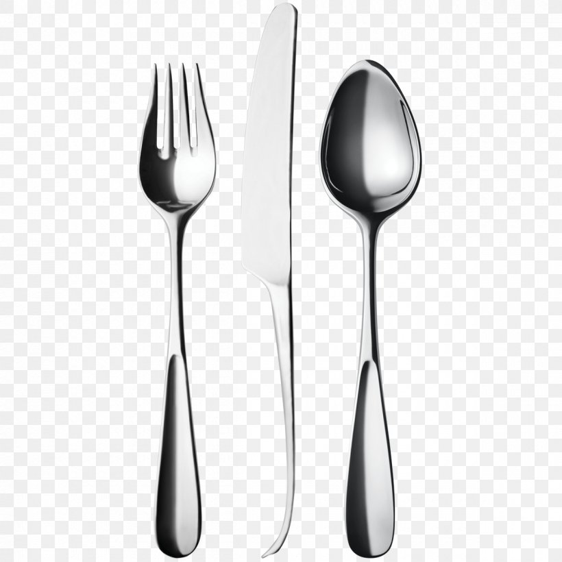 Knife Spoon Clip Art, PNG, 1200x1200px, Knife, Black And White, Cutlery, Fork, Household Silver Download Free