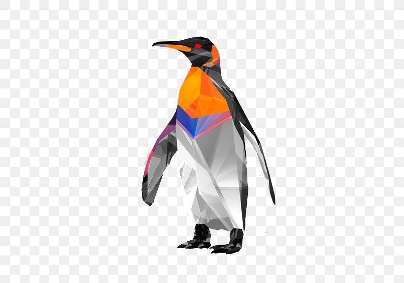 Penguin Bird Polygon Geometry Wallpaper, PNG, 444x576px, Penguin, Beak, Bird, Edge, Emperor Penguin Download Free