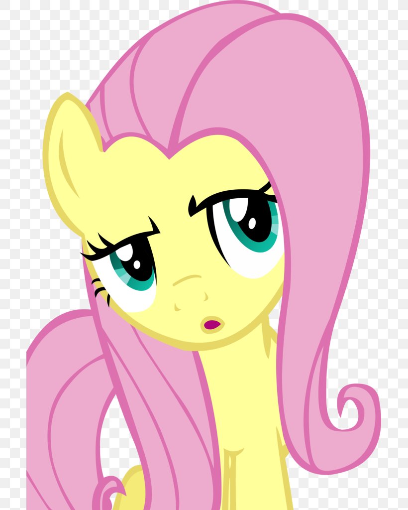 Pony Fluttershy Art, PNG, 713x1024px, Watercolor, Cartoon, Flower, Frame, Heart Download Free