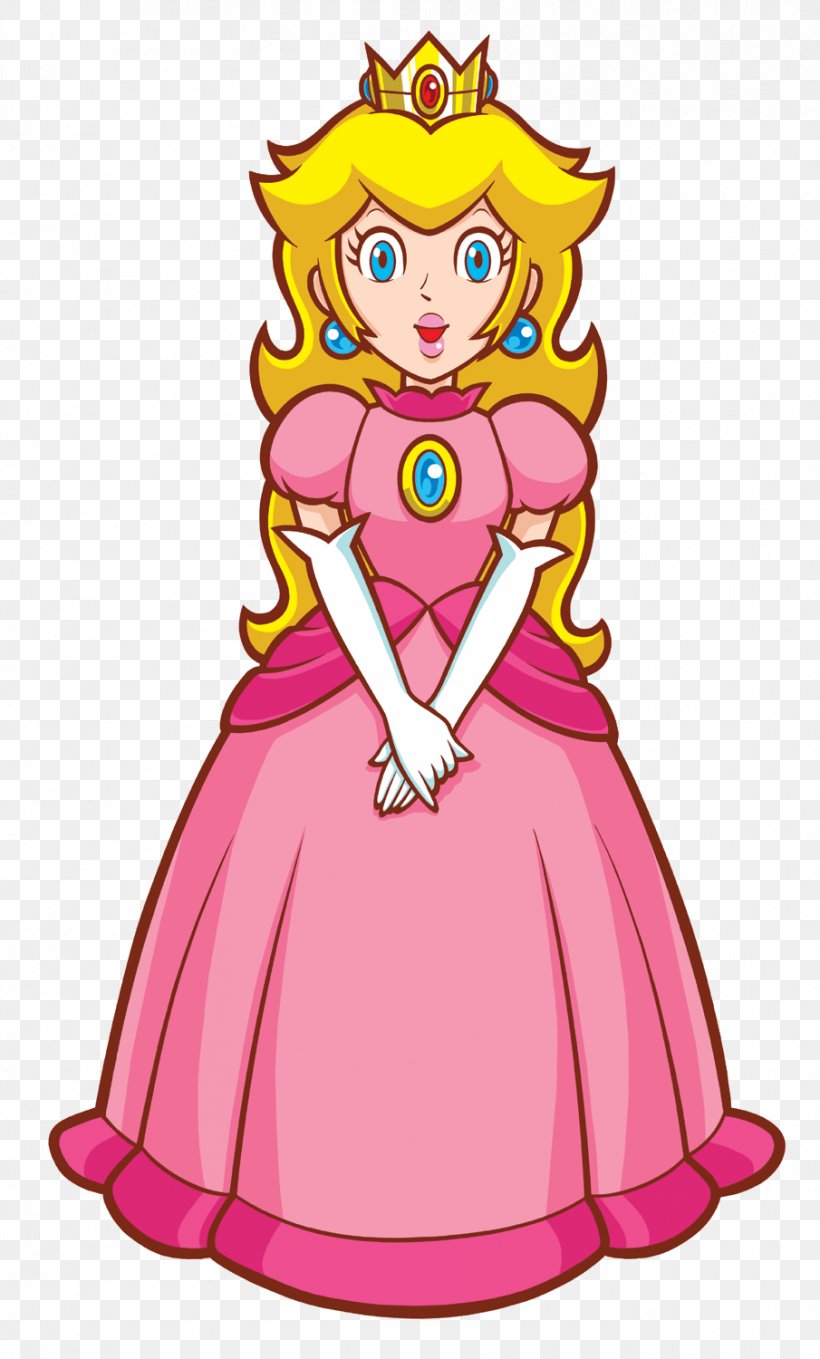 Super Mario Bros. Super Princess Peach, PNG, 905x1500px, Super Mario Bros, Art, Costume, Doll, Dress Download Free
