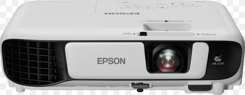 Epson EB-S41 Hardware/Electronic Multimedia Projectors Epson EB-S41 SVGA Projector 3LCD, PNG, 2502x974px, Epson Ebs41 Hardwareelectronic, Brightness, Electronic Device, Electronics, Epson Download Free