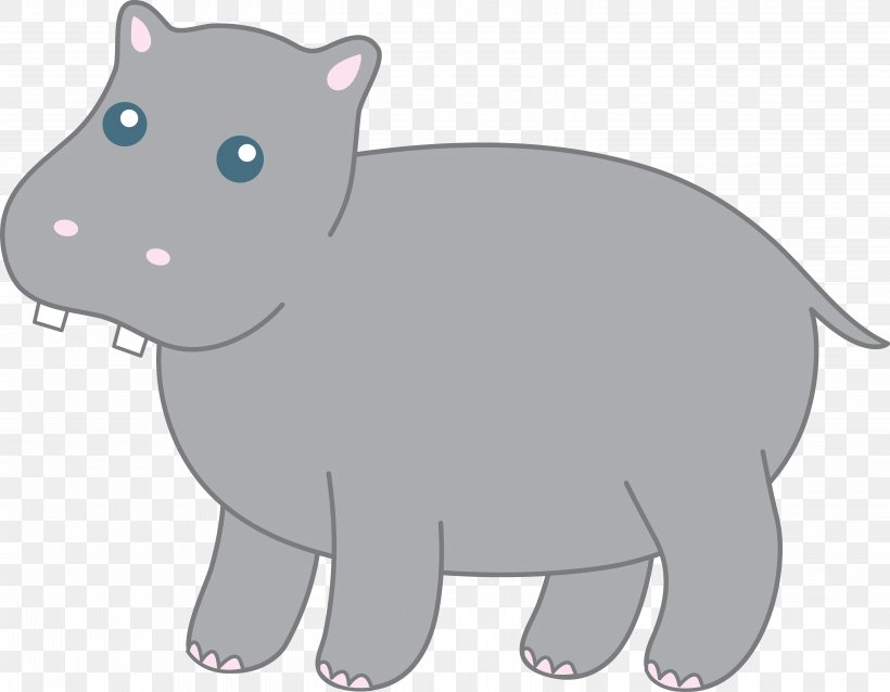 Hippopotamus Cuteness Clip Art, PNG, 6047x4708px, Hippopotamus, Carnivoran, Cartoon, Cat, Cat Like Mammal Download Free
