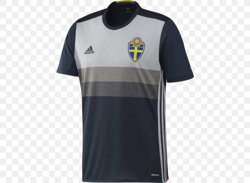 Sweden National Football Team T-shirt 2018 FIFA World Cup Jersey, PNG, 560x600px, 2018 Fifa World Cup, Sweden National Football Team, Active Shirt, Adidas, Brand Download Free
