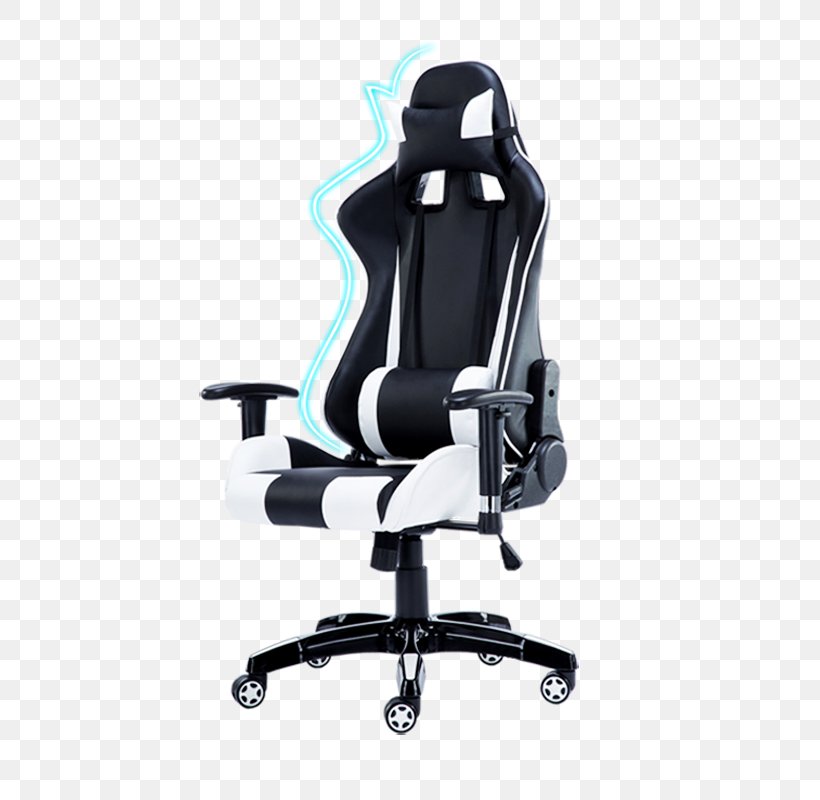 Gaming Chair Office Chair Video Game Swivel Chair, PNG, 800x800px, Chair, Bicast Leather, Black, Comfort, Computer Download Free