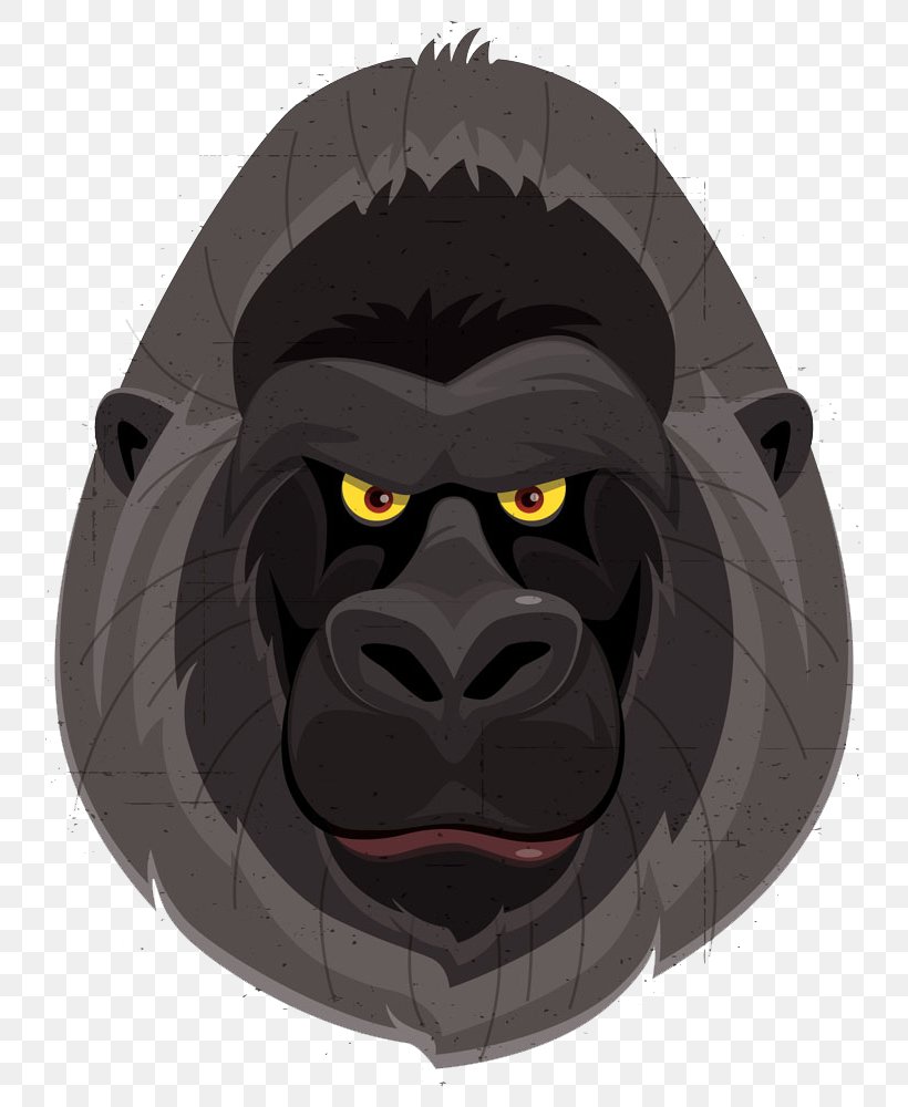 Gorilla Cartoon, PNG, 776x1000px, Gorilla, Animal, Baseball, Blue, Brown Download Free