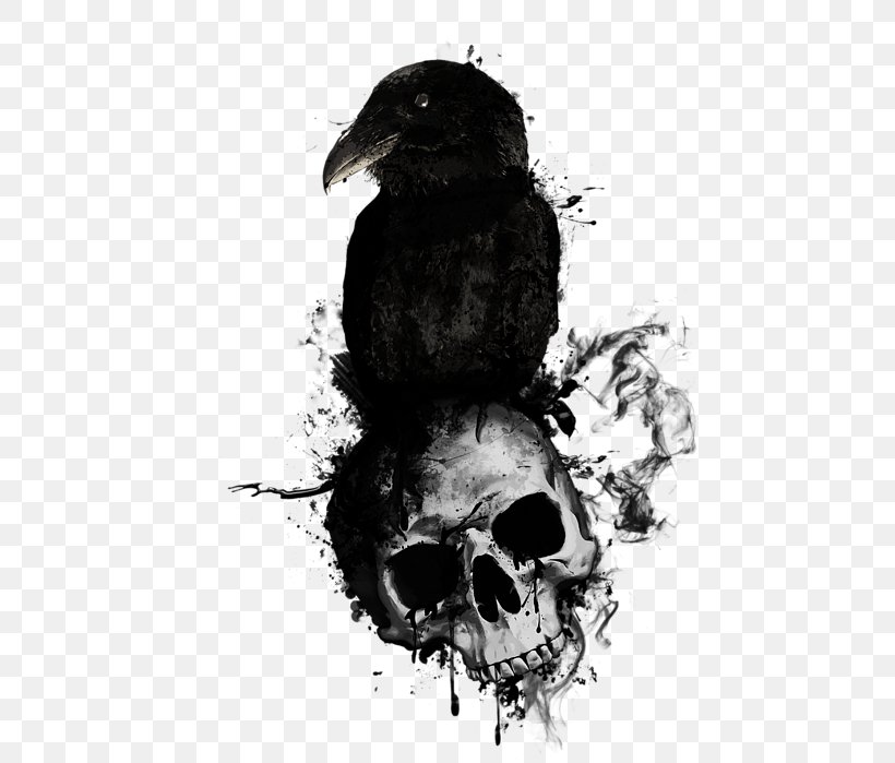 Skull Art Cortesi Home Illustration Poster, PNG, 466x699px, Skull, Art, Artist, Bird, Blackandwhite Download Free