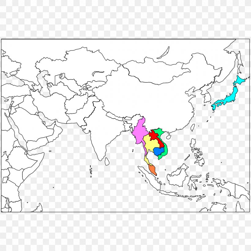 Southeast Asia Blank Map Western Asia South Asia, PNG, 1200x1200px, Southeast Asia, Area, Art, Asia, Blank Map Download Free