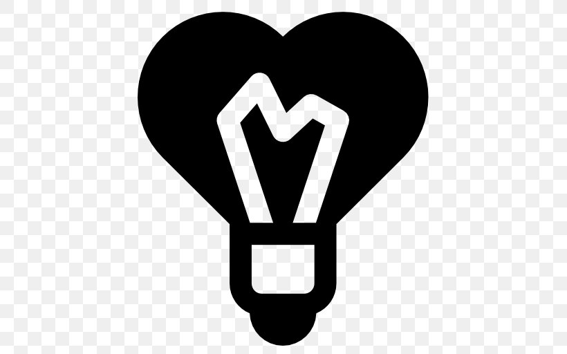 Incandescent Light Bulb Heart, PNG, 512x512px, Light, Black And White, Electrical Filament, Glass, Heart Download Free