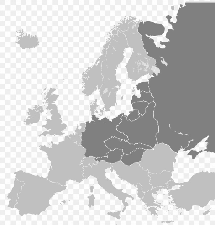 Europe Vector Graphics Illustration Map Clip Art, PNG, 979x1024px, Europe, Black, Black And White, Blank Map, Istock Download Free
