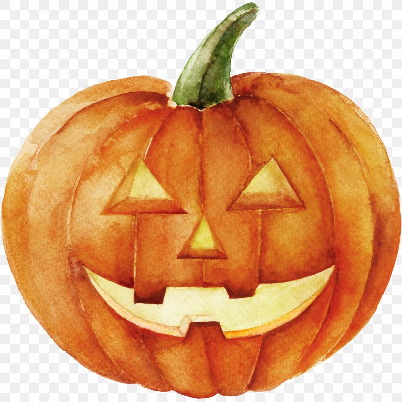 Jack-o'-lantern Jack Skellington Pumpkin Watercolor Painting Halloween, PNG, 1600x1600px, Jack Skellington, Autumn, Calabaza, Candle, Carving Download Free