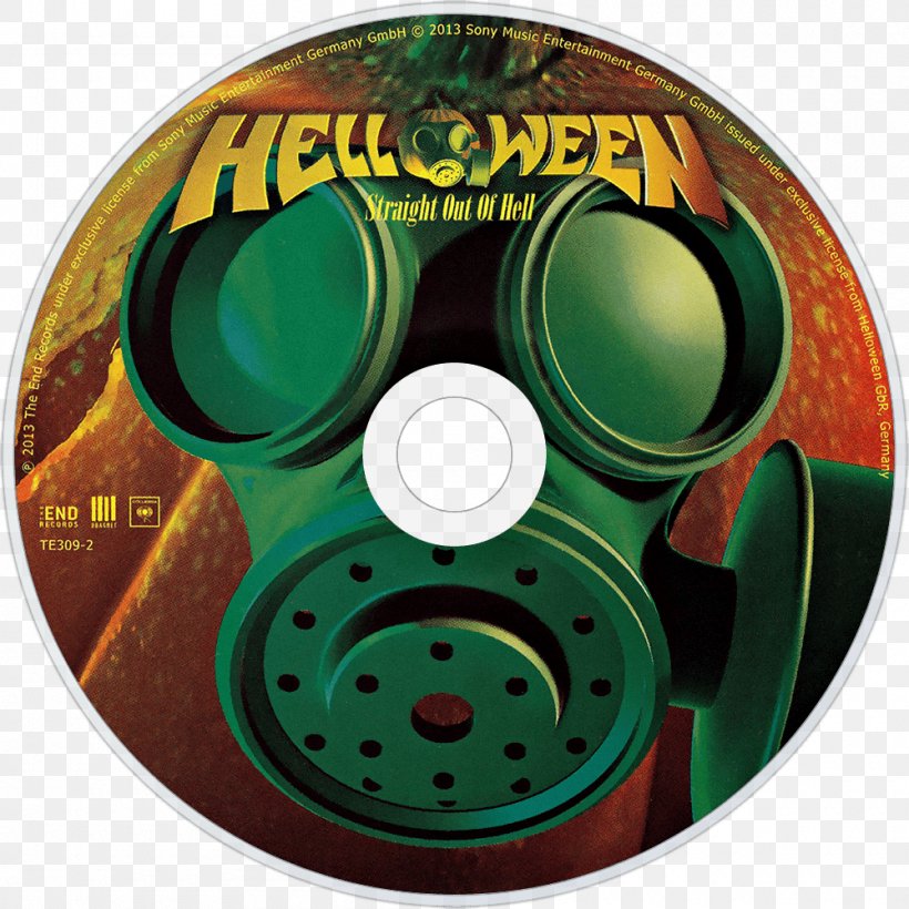 Straight Out Of Hell Helloween My God-Given Right Album Compact Disc, PNG, 1000x1000px, Watercolor, Cartoon, Flower, Frame, Heart Download Free