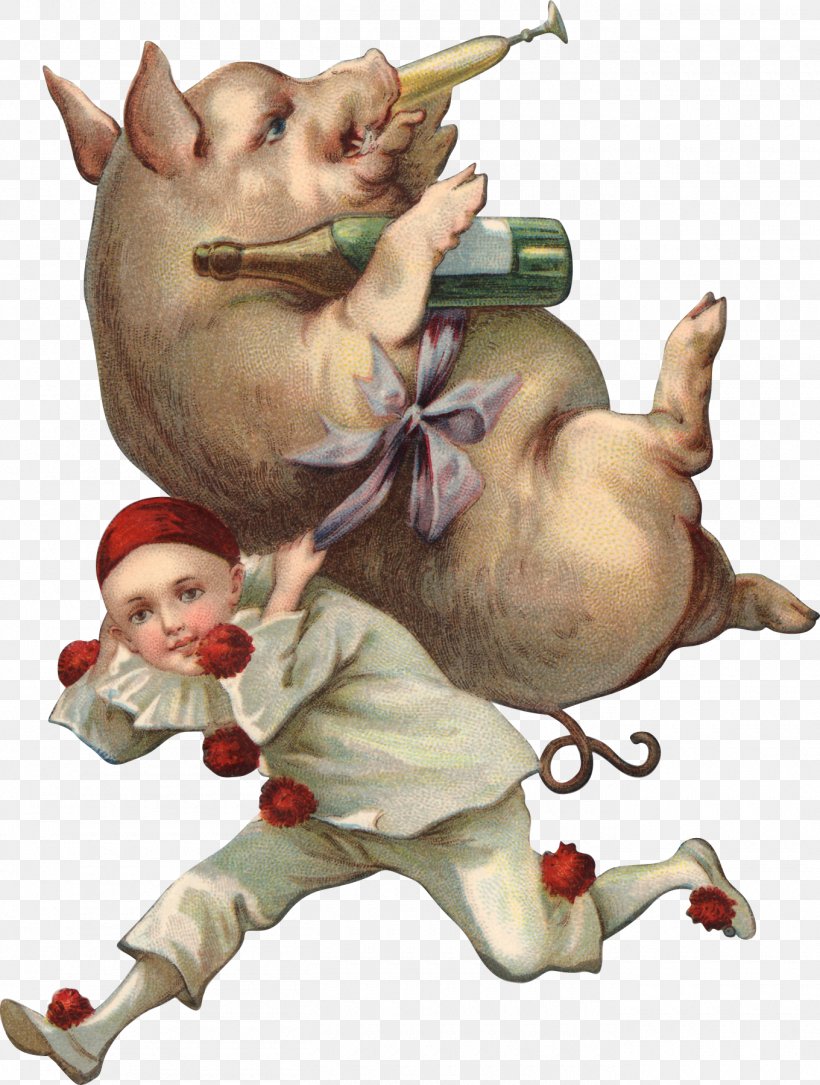 Domestic Pig Clip Art, PNG, 1360x1801px, Pig, Christmas Ornament, Dog Like Mammal, Domestic Pig, Drawing Download Free