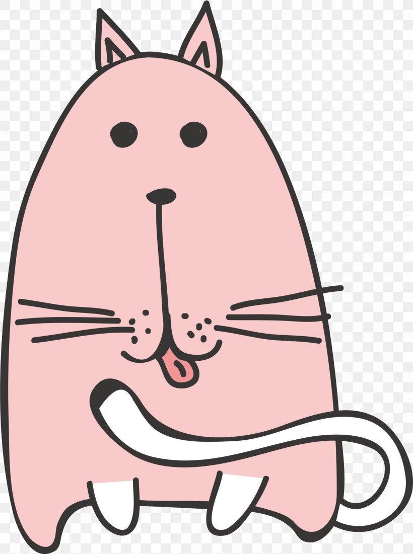 Whiskers Pink Cat Clip Art, PNG, 2000x2687px, Whiskers, Animation, Artwork, Carnivoran, Cartoon Download Free