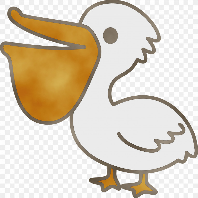 Beak Cartoon Bird Duck Seabird, PNG, 3000x3000px, Pelican, Beak, Bird, Cartoon, Duck Download Free