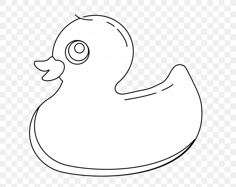 Rubber Duck American Pekin Black And White Clip Art, PNG, 2555x2029px, Watercolor, Cartoon, Flower, Frame, Heart Download Free