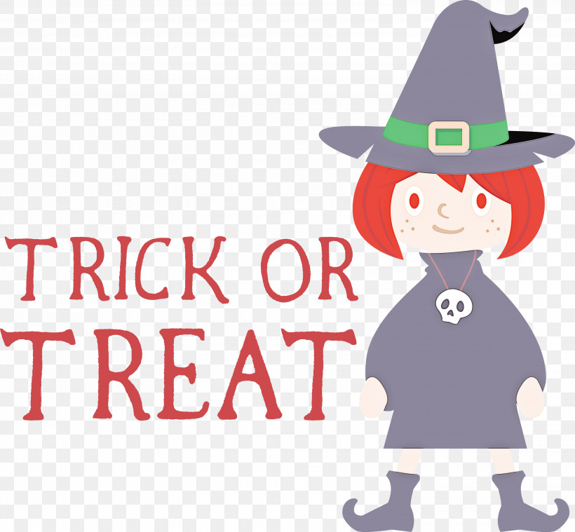 Trick Or Treat Trick-or-treating Halloween, PNG, 3000x2780px, Trick Or Treat, Cartoon, Character, Halloween, Headgear Download Free