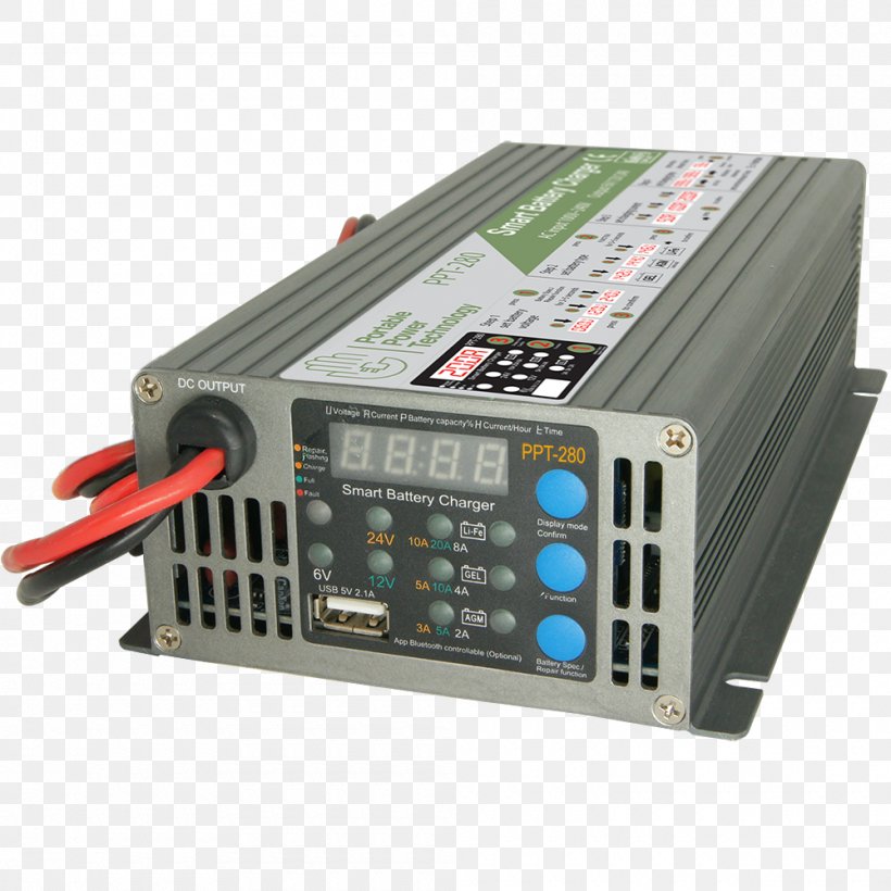 Battery Charger Power Inverters Electronics Electronic Component Electric Power, PNG, 1000x1000px, Battery Charger, Computer Component, Computer Hardware, Electric Power, Electronic Component Download Free