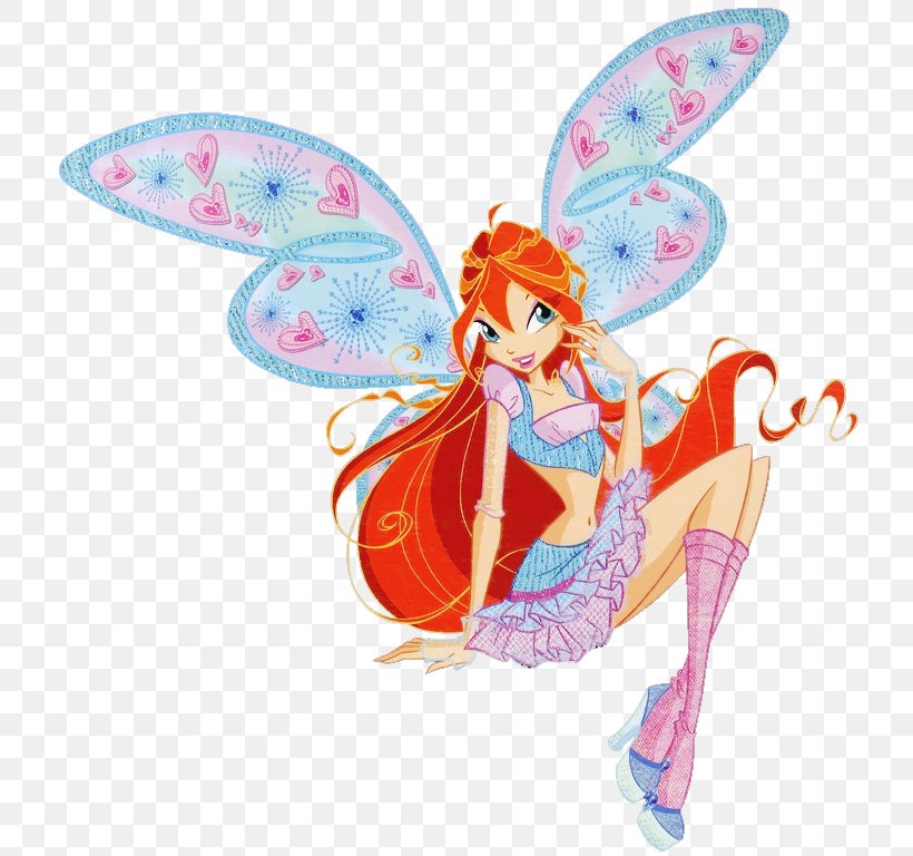 Bloom Winx Club: Believix In You Tecna Musa Roxy, PNG, 738x768px, Bloom, Believix, Butterfly, Doll, Fictional Character Download Free