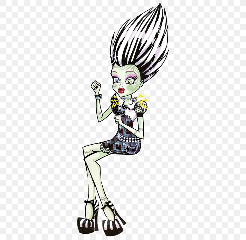 Frankie Stein Frankenstein Ghoul Monster High Doll, PNG, 347x800px, Watercolor, Cartoon, Flower, Frame, Heart Download Free