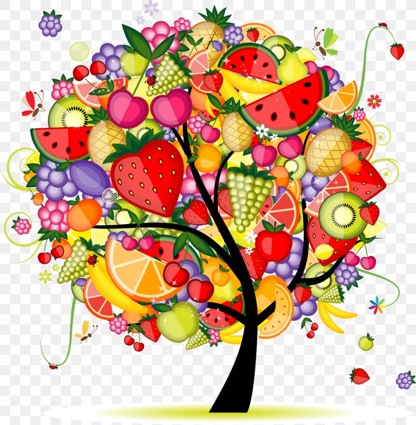 Fruit Tree Clip Art, PNG, 1248x1276px, Fruit Tree, Art, Cut Flowers, Flora, Floral Design Download Free