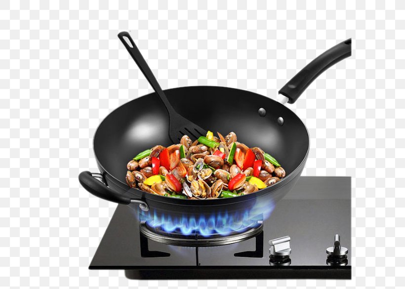 Wok Stock Pot Frying Pan Cookware And Bakeware Cooking, PNG, 610x585px, Wok, Cooking, Cooking Ranges, Cookware, Cookware And Bakeware Download Free