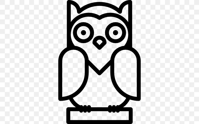 Bird Tiger Owl Clip Art, PNG, 512x512px, Bird, Animal, Beak, Black, Black And White Download Free