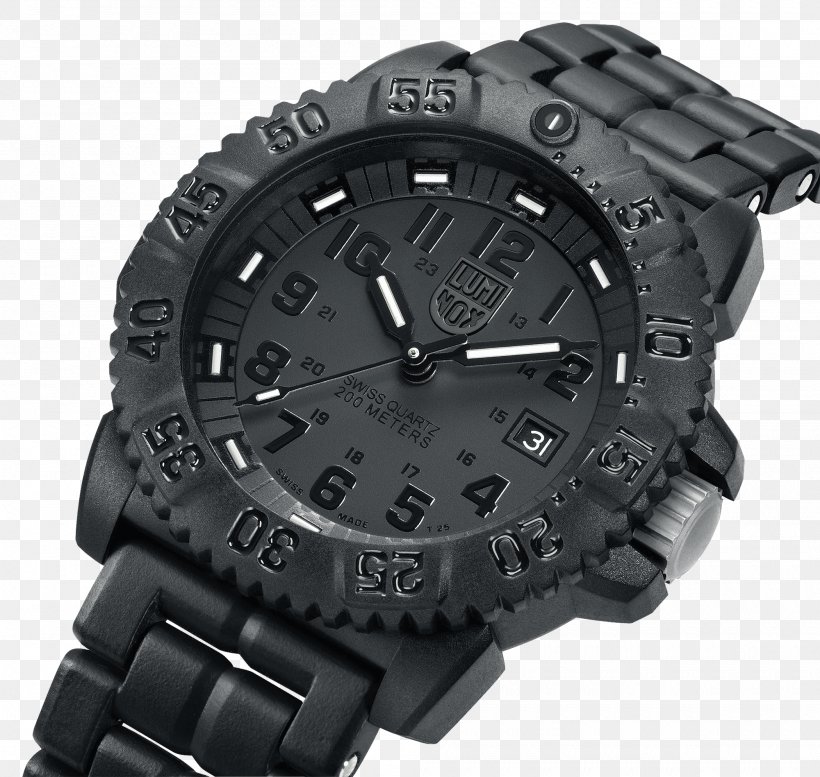 Luminox Navy Seal Colormark 3050 Series United States Navy SEALs Watch Chronograph, PNG, 2000x1897px, Luminox, Amazoncom, Brand, Chronograph, Diving Watch Download Free