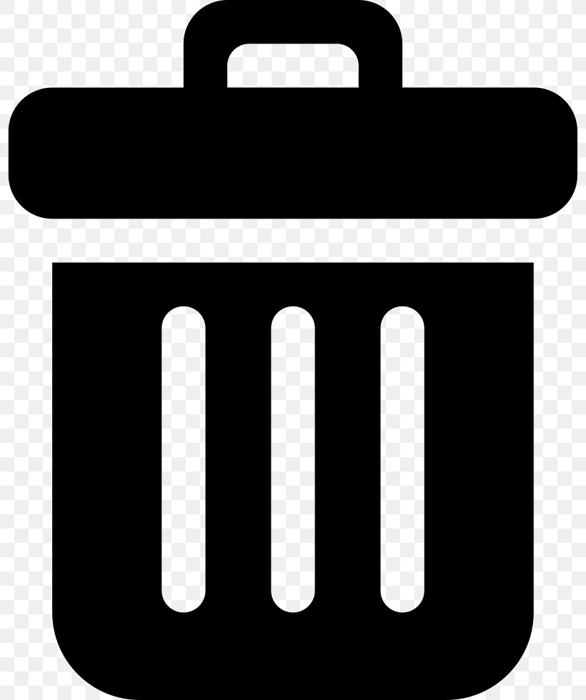 Rubbish Bins & Waste Paper Baskets Recycling Bin, PNG, 797x980px, Rubbish Bins Waste Paper Baskets, Black And White, Brand, Logo, Rectangle Download Free