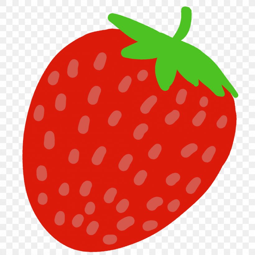 Strawberry Polka Dot Circle Point Clip Art, PNG, 1000x1000px, Strawberry, Apple, Food, Fruit, Point Download Free