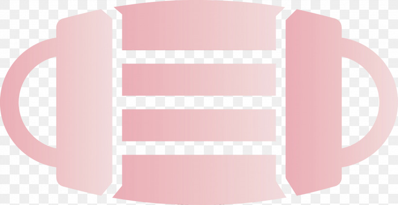 Pink Furniture Shelf, PNG, 3000x1549px, Medical Mask, Furniture, Paint, Pink, Shelf Download Free