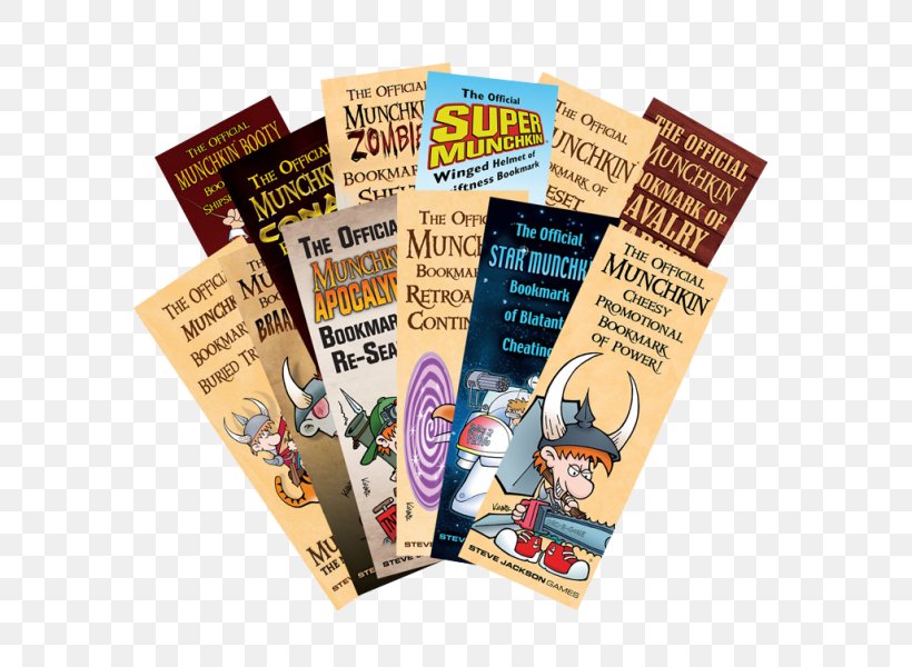 Munchkin Bookmark Collection Malifaux Steve Jackson Games, PNG, 600x600px, Munchkin, Advertising, Board Game, Bookmark, Card Game Download Free