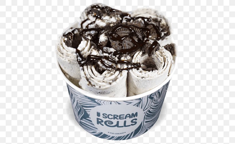 Sundae Stir-fried Ice Cream Oreo I Scream Rolls, PNG, 600x504px, Sundae, Banana, Biscuit, Cream, Dairy Product Download Free