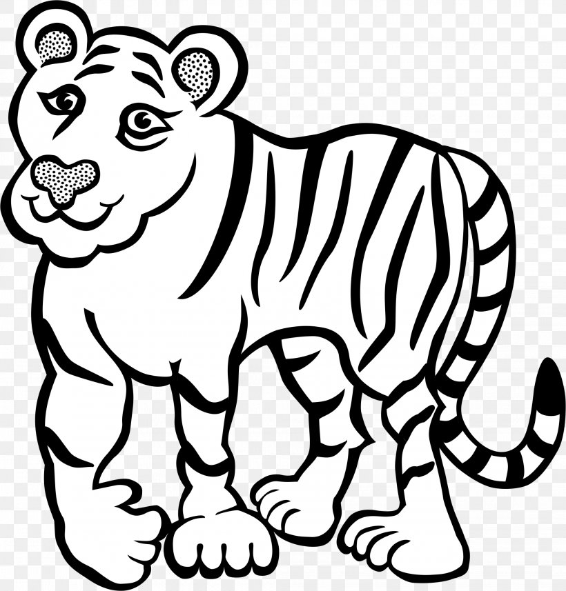 Felidae Cat Lion Line Art Bengal Tiger, PNG, 2038x2130px, Felidae, Animal Figure, Art, Baby Tigers, Bengal Tiger Download Free