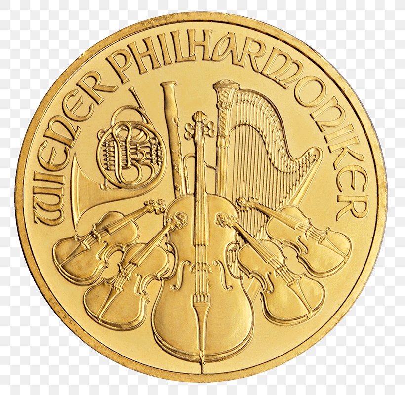Gold Coin Vienna Philharmonic American Gold Eagle Bullion Coin, PNG, 800x800px, Gold, American Buffalo, American Gold Eagle, Brass, Bullion Download Free