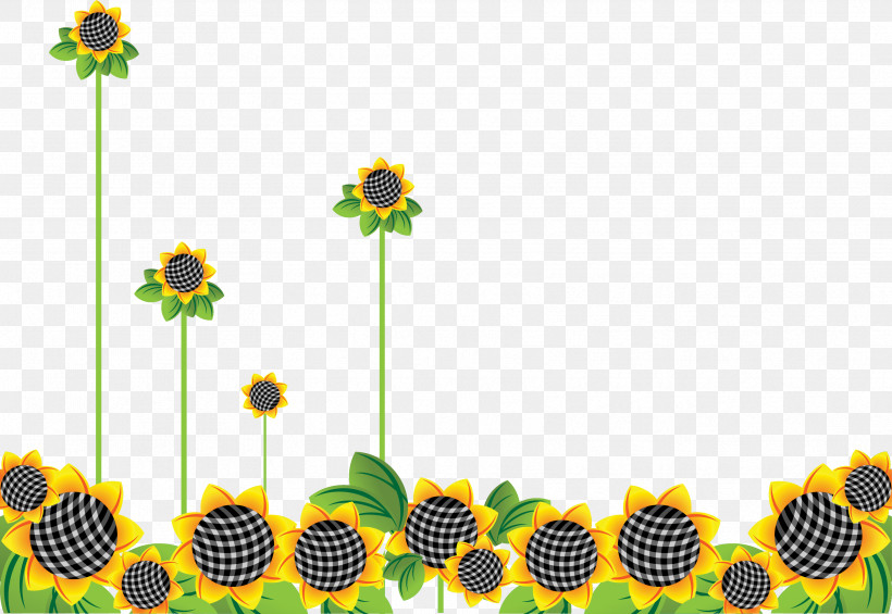 Sunflower Summer Flower, PNG, 3333x2299px, Sunflower, Royaltyfree, Summer Flower, Watercolor Painting Download Free