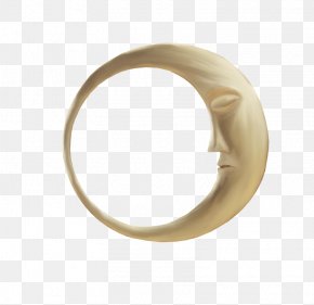 Moon Border - Circle Body Jewellery PNG
