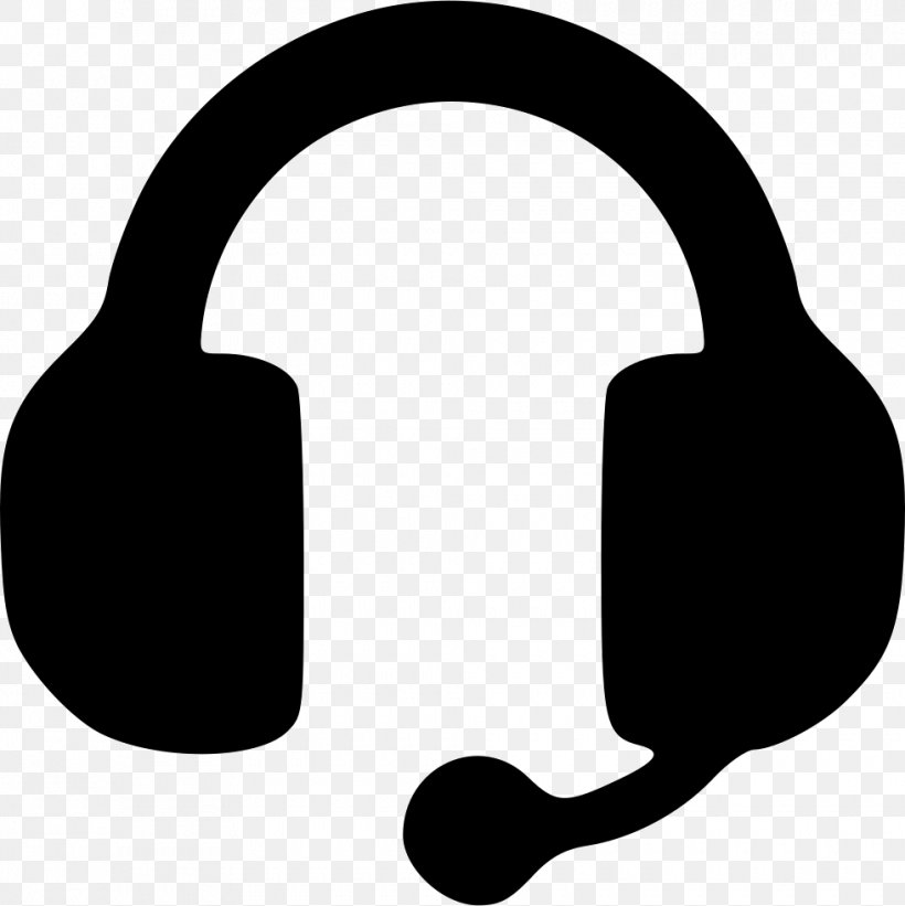 Headphones Headset, PNG, 980x982px, Headphones, Audio, Audio Equipment, Black And White, Headset Download Free