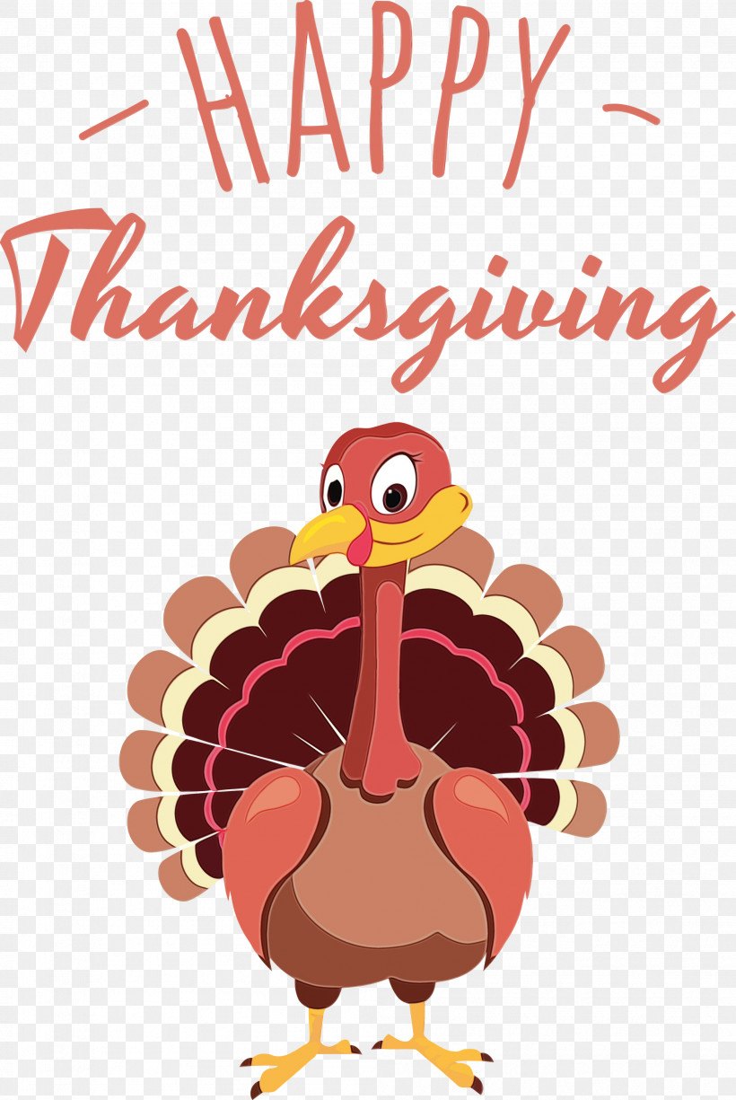 Thanksgiving Turkey, PNG, 2007x2999px, Happy Thanksgiving, Cartoon, Domestic Turkey, Paint, Thanksgiving Download Free