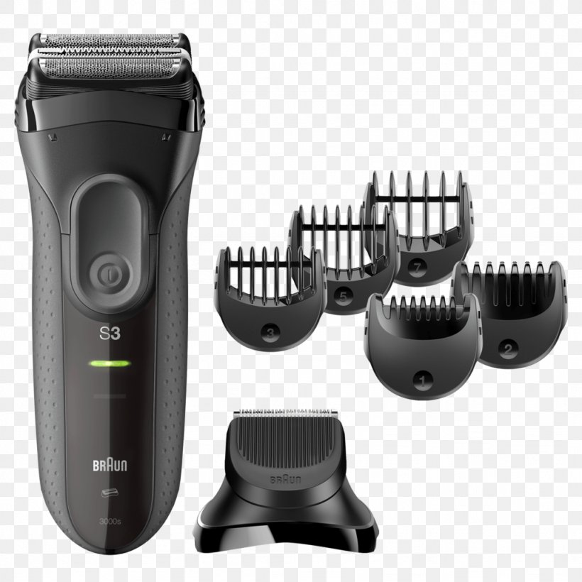 Hair Clipper Braun Series 3 Shave&Style 3010BT Braun Series 3 3050cc Electric Razors & Hair Trimmers, PNG, 1024x1024px, Hair Clipper, Beard, Braun, Braun Series 3 340s4, Braun Series 3 3050cc Download Free