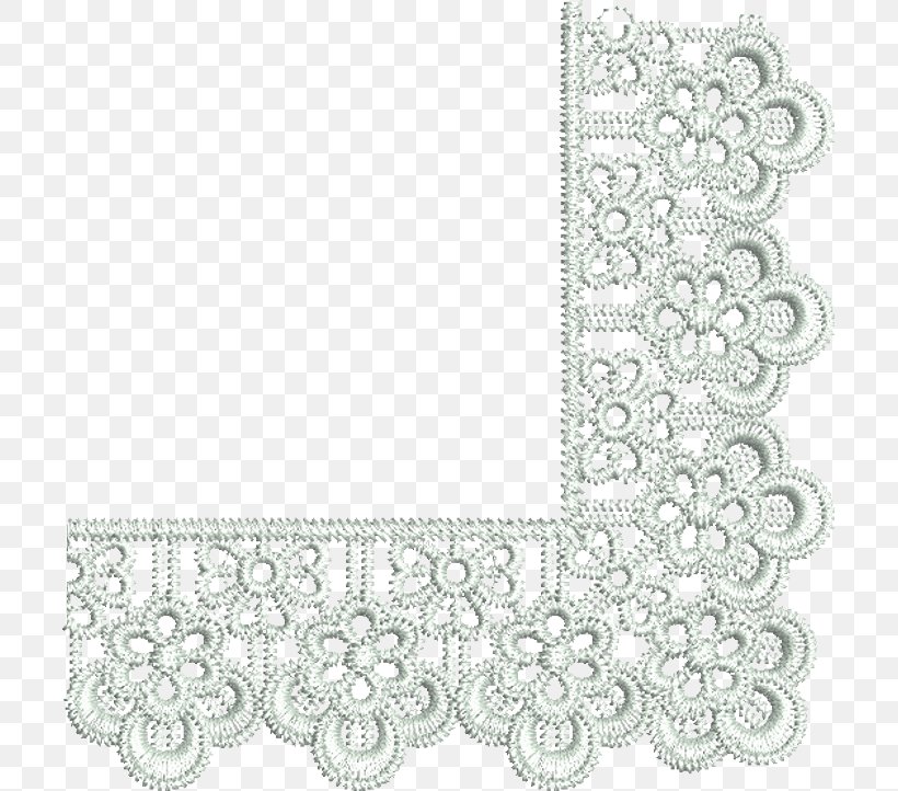 Lace Embroidery Pattern, PNG, 705x722px, Lace, Black And White, Body Jewelry, Doily, Embellishment Download Free