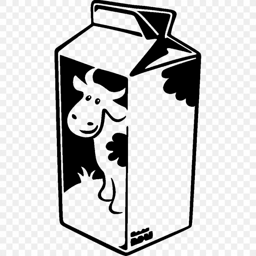 Milk Clip Art, PNG, 1000x1000px, Milk, Black, Black And White, Blog, Carton Download Free