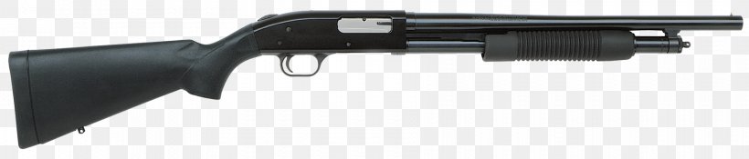 Mossberg 500 O.F. Mossberg & Sons Shotgun Pump Action Firearm, PNG, 1800x385px, 20gauge Shotgun, Mossberg 500, Air Gun, Automotive Exterior, Calibre 12 Download Free