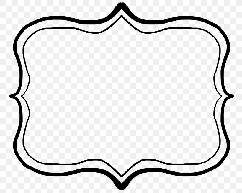 Picture Frames Clip Art, PNG, 774x654px, Picture Frames, Area, Art, Black, Black And White Download Free