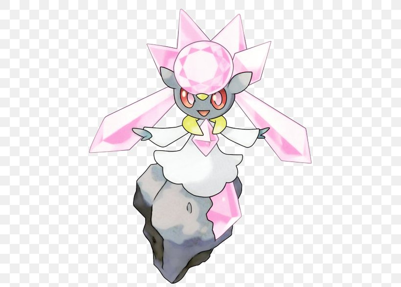 Pokémon X And Y Pokémon Omega Ruby And Alpha Sapphire Diancie Pokémon Types, PNG, 500x588px, Watercolor, Cartoon, Flower, Frame, Heart Download Free