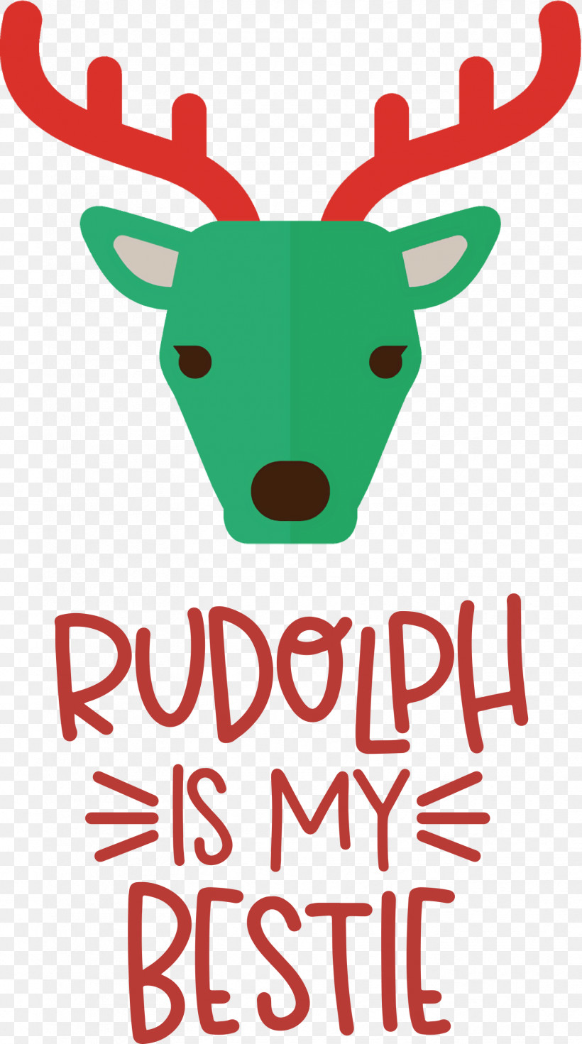 Rudolph Is My Bestie Rudolph Deer, PNG, 1672x3000px, Rudolph Is My Bestie, Antler, Character, Christmas, Christmas Day Download Free