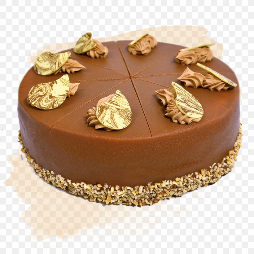 Chocolate Cake Sachertorte Ganache Prinzregententorte, PNG, 1024x1024px, Chocolate Cake, Baking, Buttercream, Cake, Chocolate Download Free