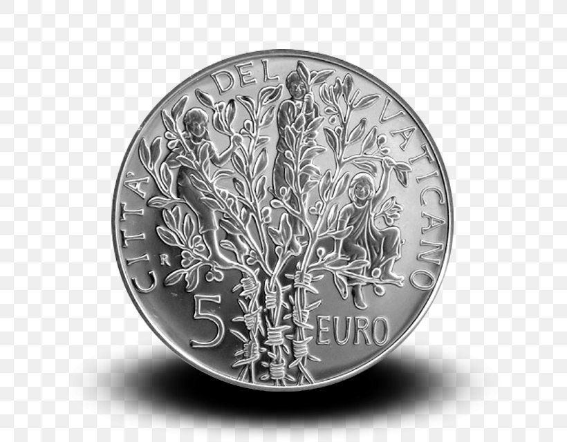 Coin Silver White, PNG, 640x640px, Coin, Black And White, Currency, Money, Silver Download Free