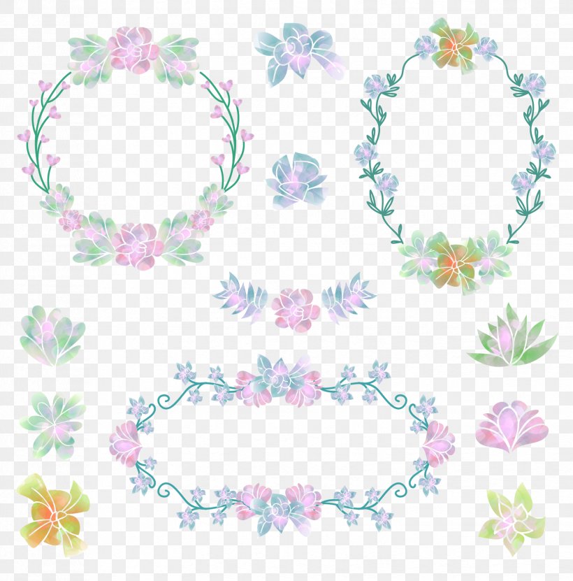 Flower Wreath Garland Wedding, PNG, 1652x1676px, Wedding Invitation, Area, Border, Drawing, Floral Design Download Free