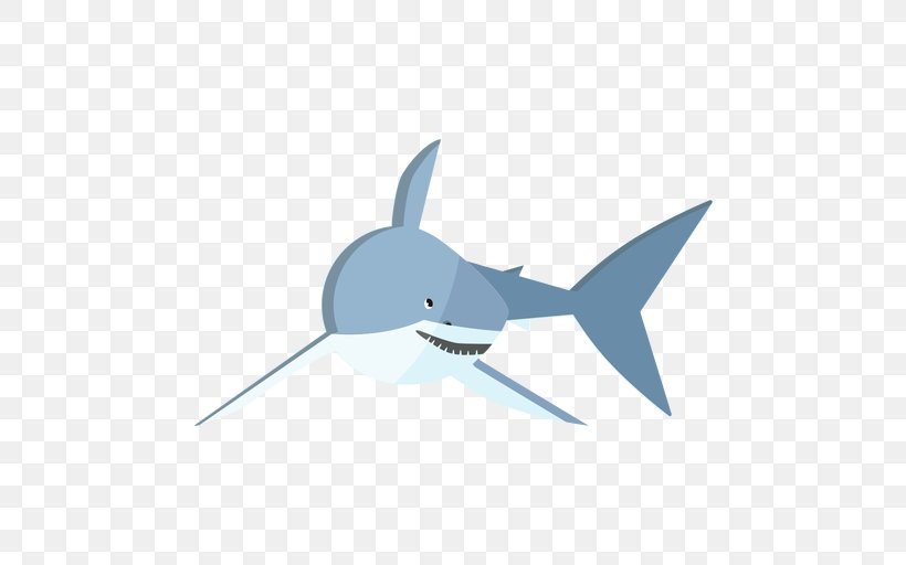 Great White Shark Background, PNG, 512x512px, Shark, Cartilaginous Fish, Fin, Fish, Flat Design Download Free